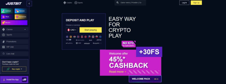 Justbit Online Casino Review