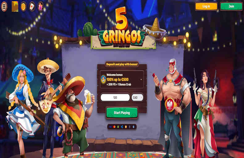 5. 5Gringos Casino