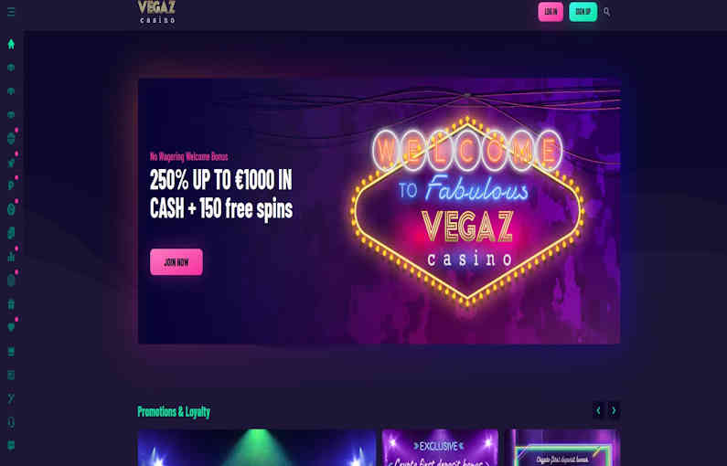 6. Vegaz Casino